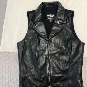 Leather Vest by Wilson’s for Maxima.